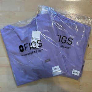 FIGS women's Lavender Dew Livingston scrub pants in XL petite (brand new!)